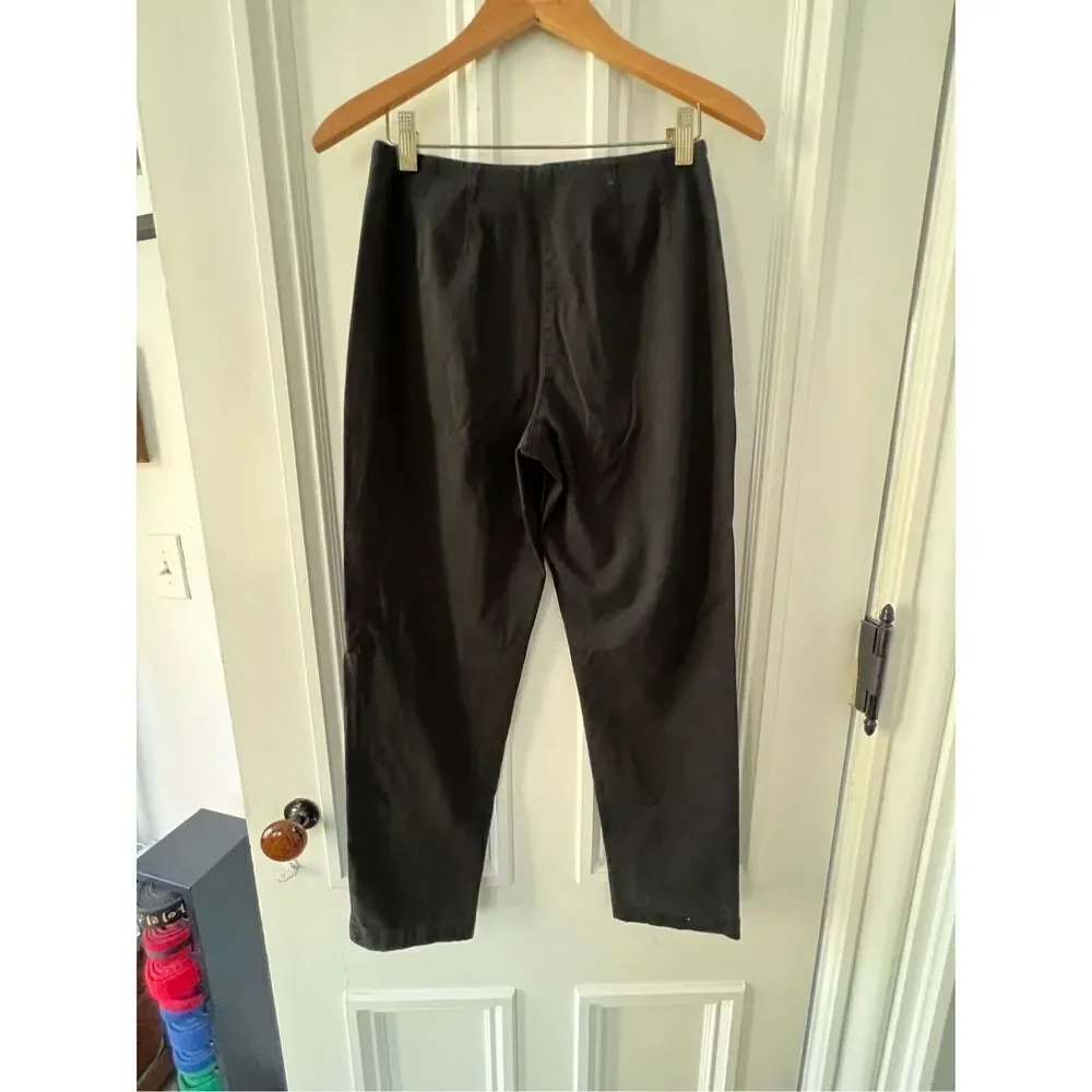 Ann Taylor black cotton stretch 2P - Picture 3 of 3